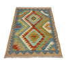 Handmade Multi Kilim Geometric 2x4 ft