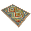 Handmade Multi Kilim Geometric 2x4 ft
