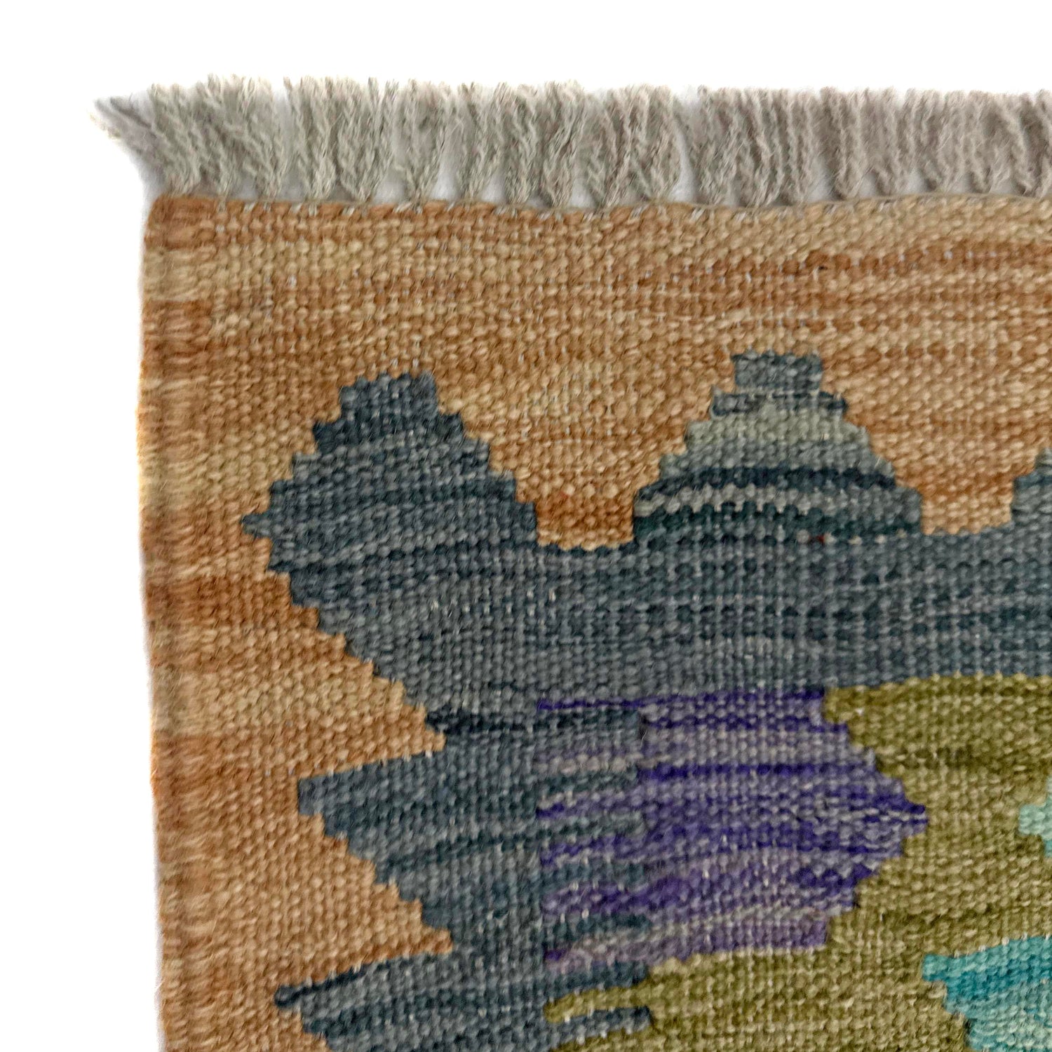 Handmade Multi Kilim Geometric 2x4 ft