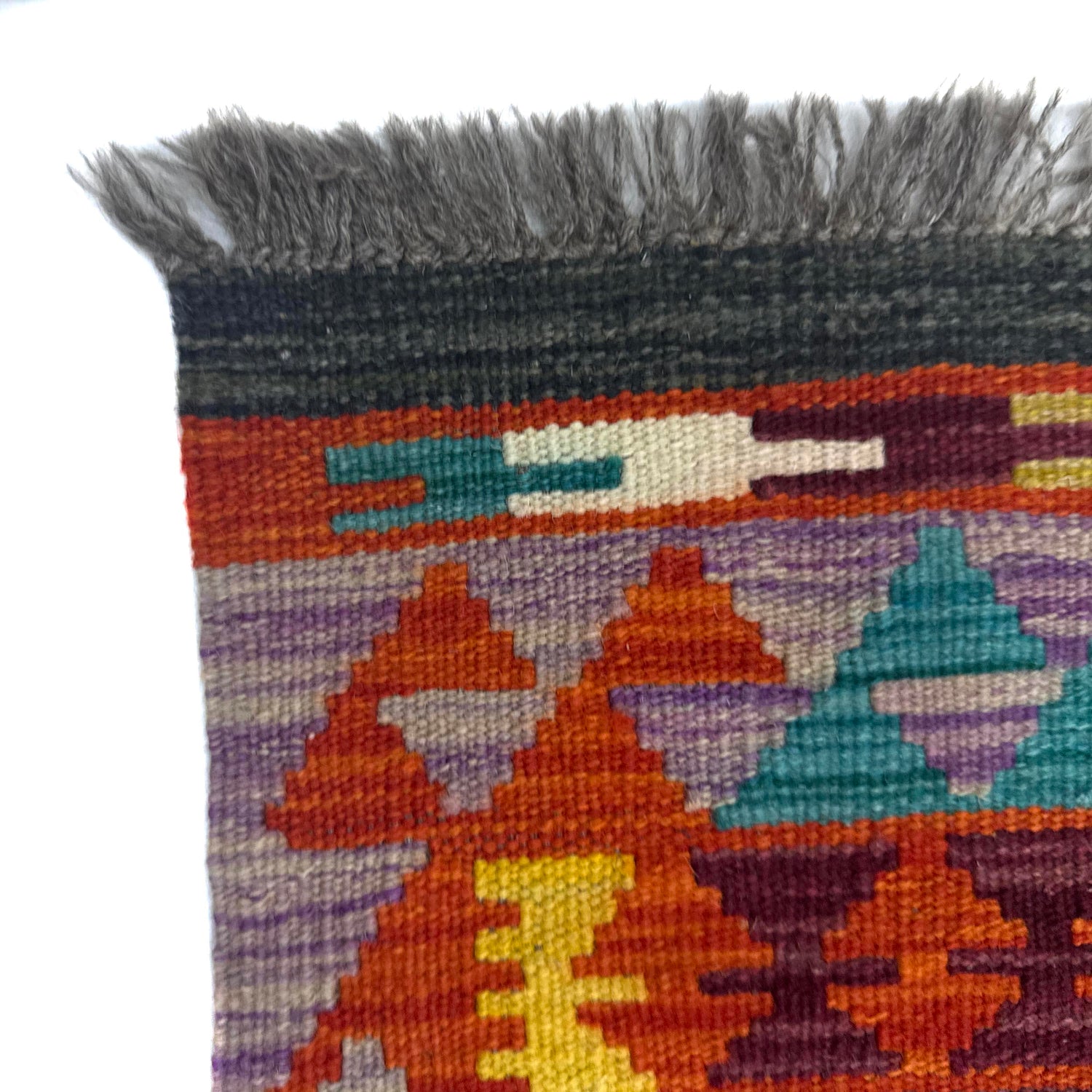 Handmade Multi Kilim Geometric 2x4 ft