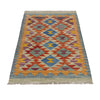 Handmade Multi Kilim Geometric 2x4 ft