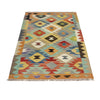 Handmade Multi Kilim Geometric 2x4 ft