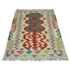 Handmade Multi Kilim Geometric 2x4 ft