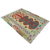 Handmade Multi Kilim Geometric 2x4 ft