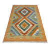Handmade Multi Kilim Geometric 2x4 ft