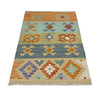 Handmade Multi Kilim Geometric 2x4 ft