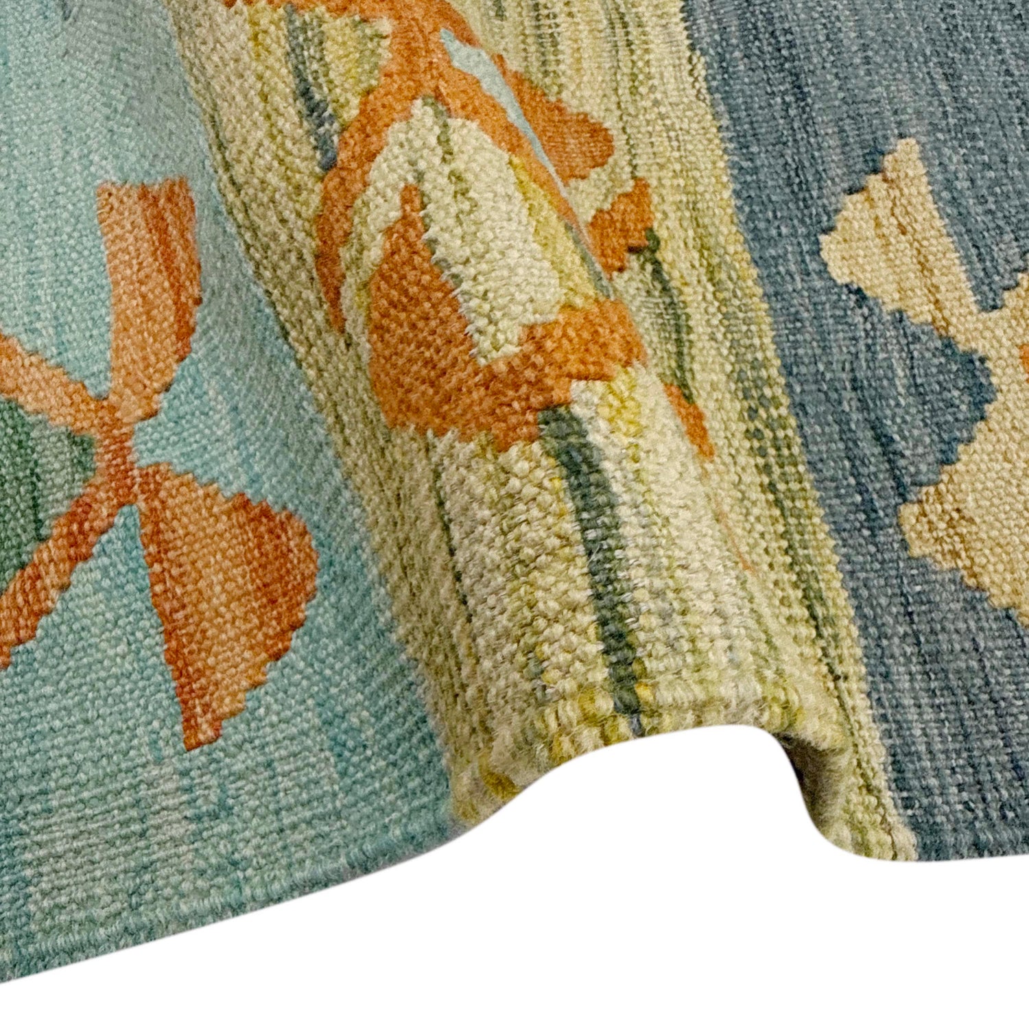 Handmade Multi Kilim Geometric 2x4 ft