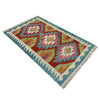Handmade Multi Kilim Geometric 2x4 ft