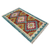 Handmade Multi Kilim Geometric 2x4 ft