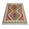 Handmade Multi Kilim Geometric 2x4 ft