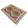 Handmade Multi Kilim Geometric 2x4 ft