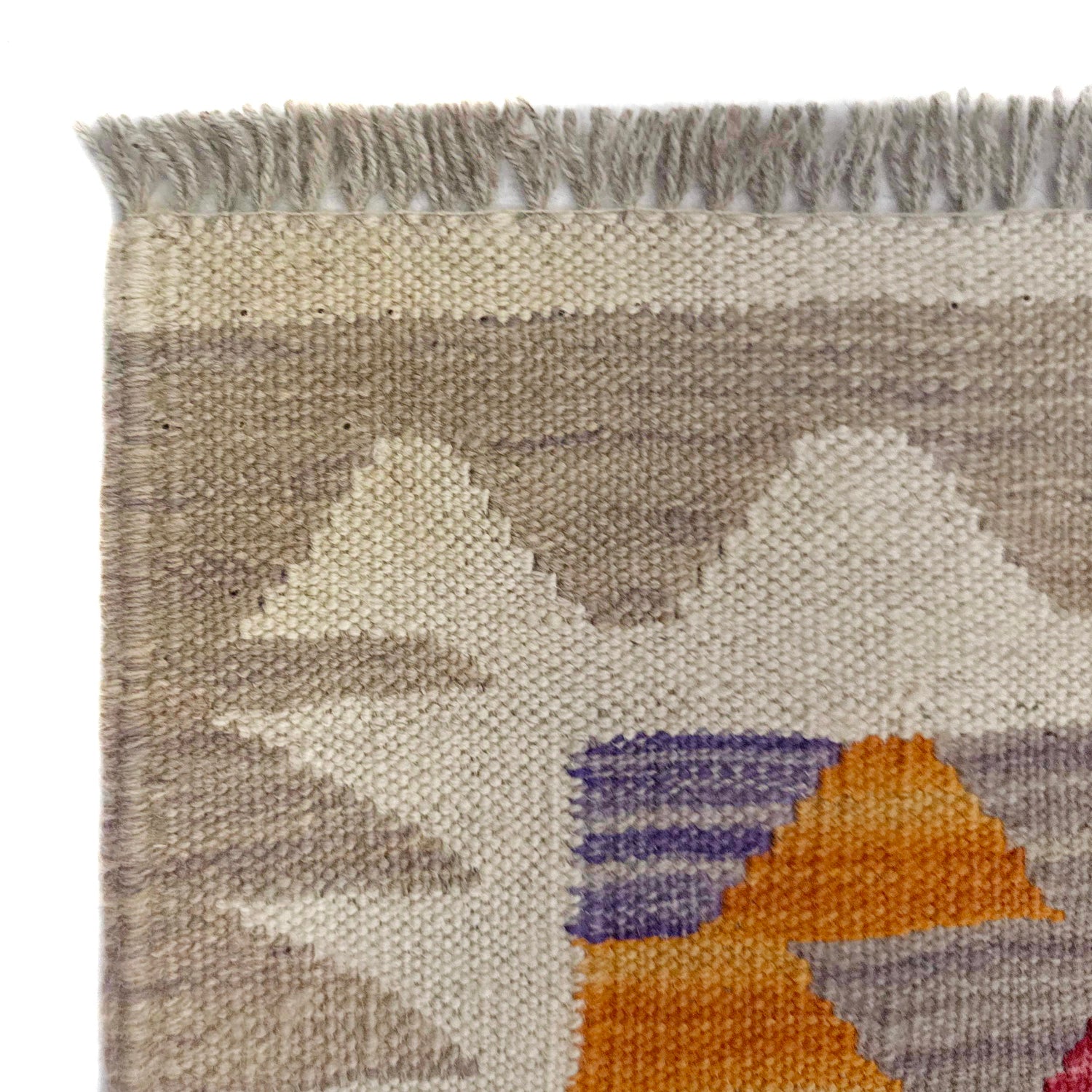 Handmade Multi Kilim Geometric 2x4 ft