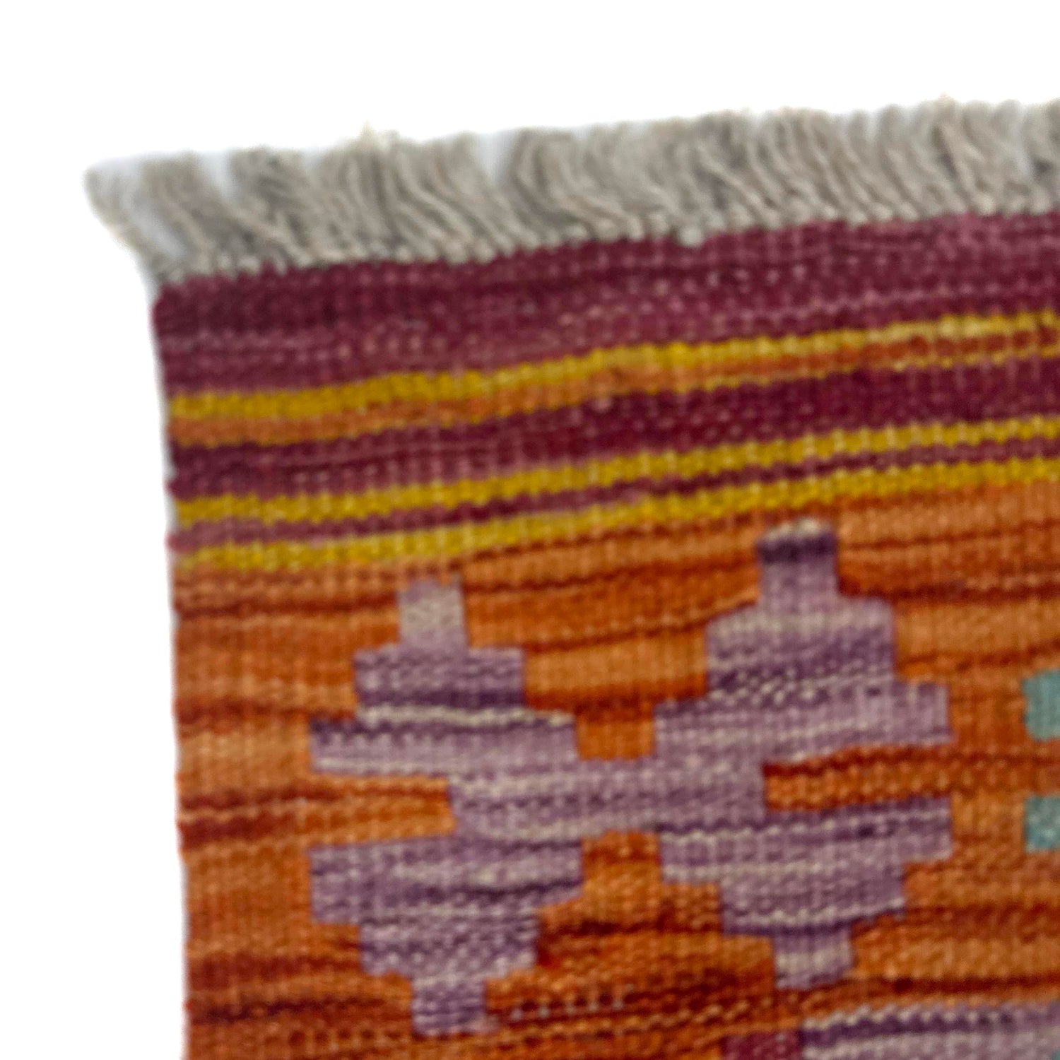 Handmade Multi Kilim Geometric 2x4 ft