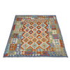 Handmade Multi Kilim Geometric 5x8 ft