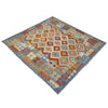 Handmade Multi Kilim Geometric 5x8 ft