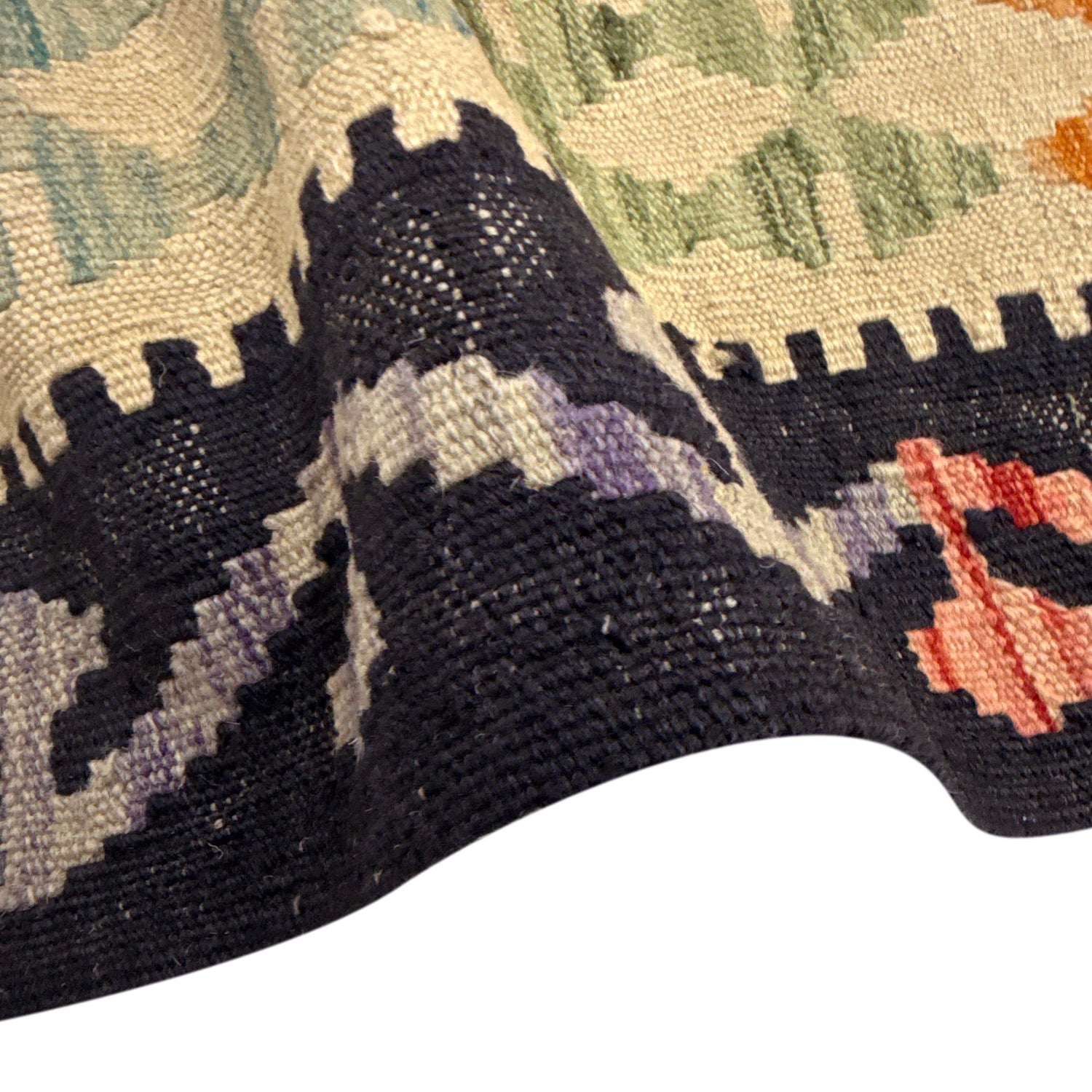Handmade Multi Kilim Geometric 5x8 ft