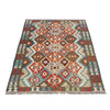 Handmade Multi Kilim Geometric 4x7 ft
