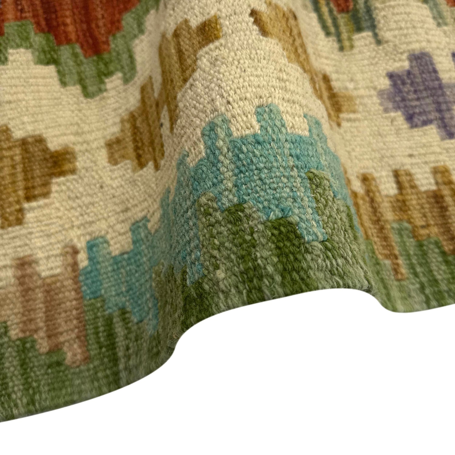 Handmade Multi Kilim Geometric 4x7 ft