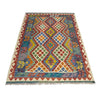 Handmade Multi Kilim Geometric 4x6 ft