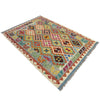 Handmade Multi Kilim Geometric 4x6 ft