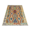 Handmade Multi Kilim Geometric 4x6 ft