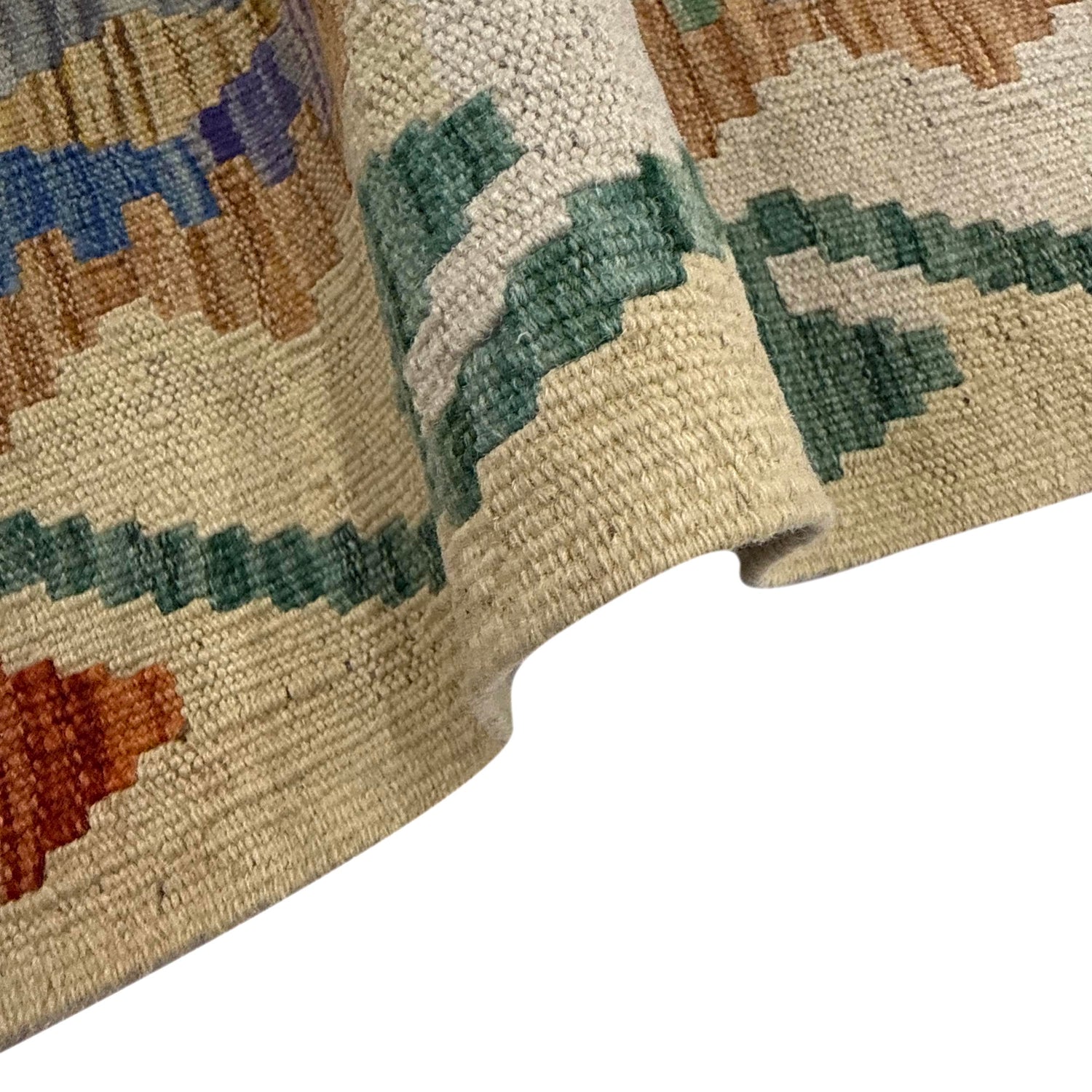 Handmade Multi Kilim Geometric 4x6 ft