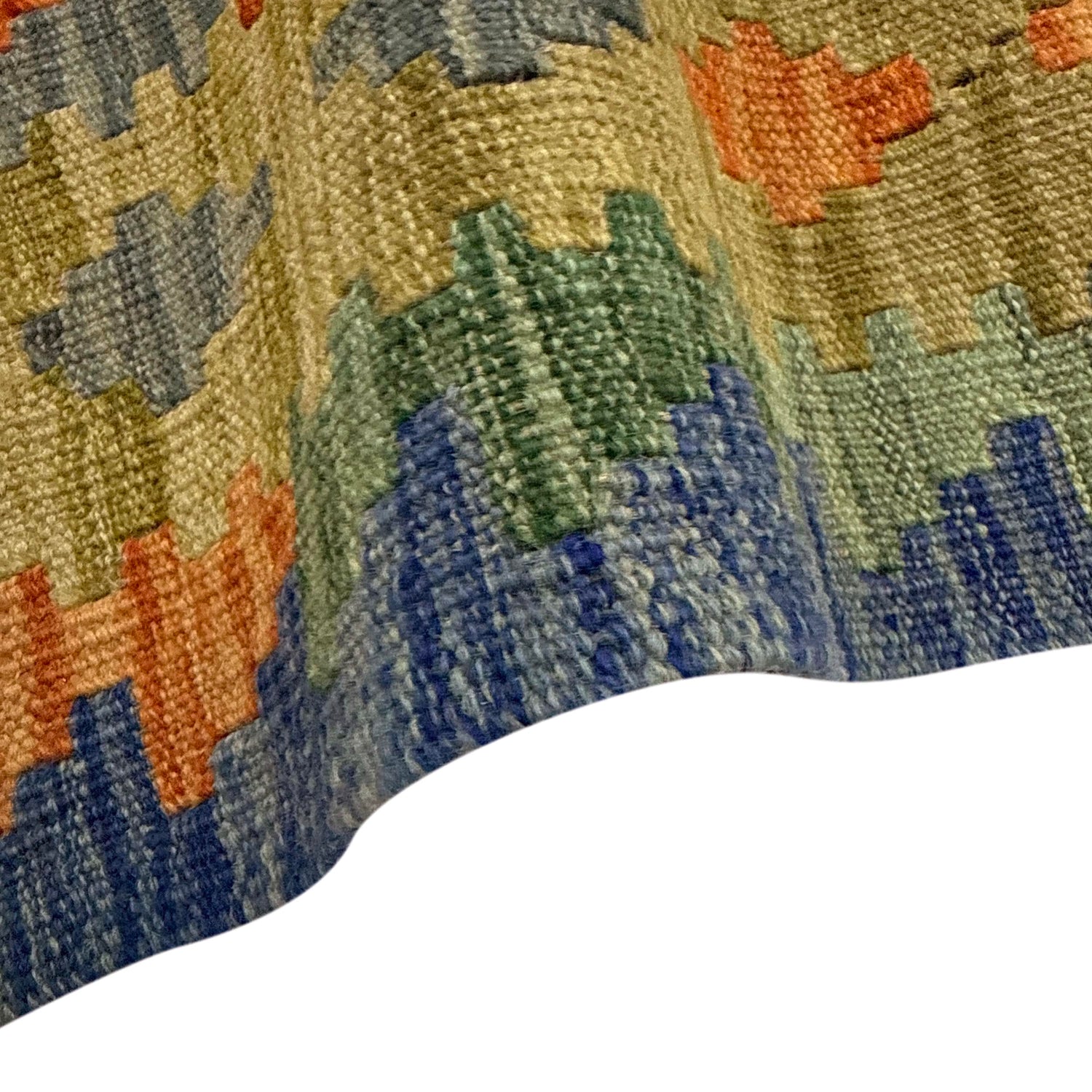 Handmade Multi Kilim Geometric 5x8 ft
