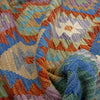 Handmade Multi Kilim Geometric 5x8 ft