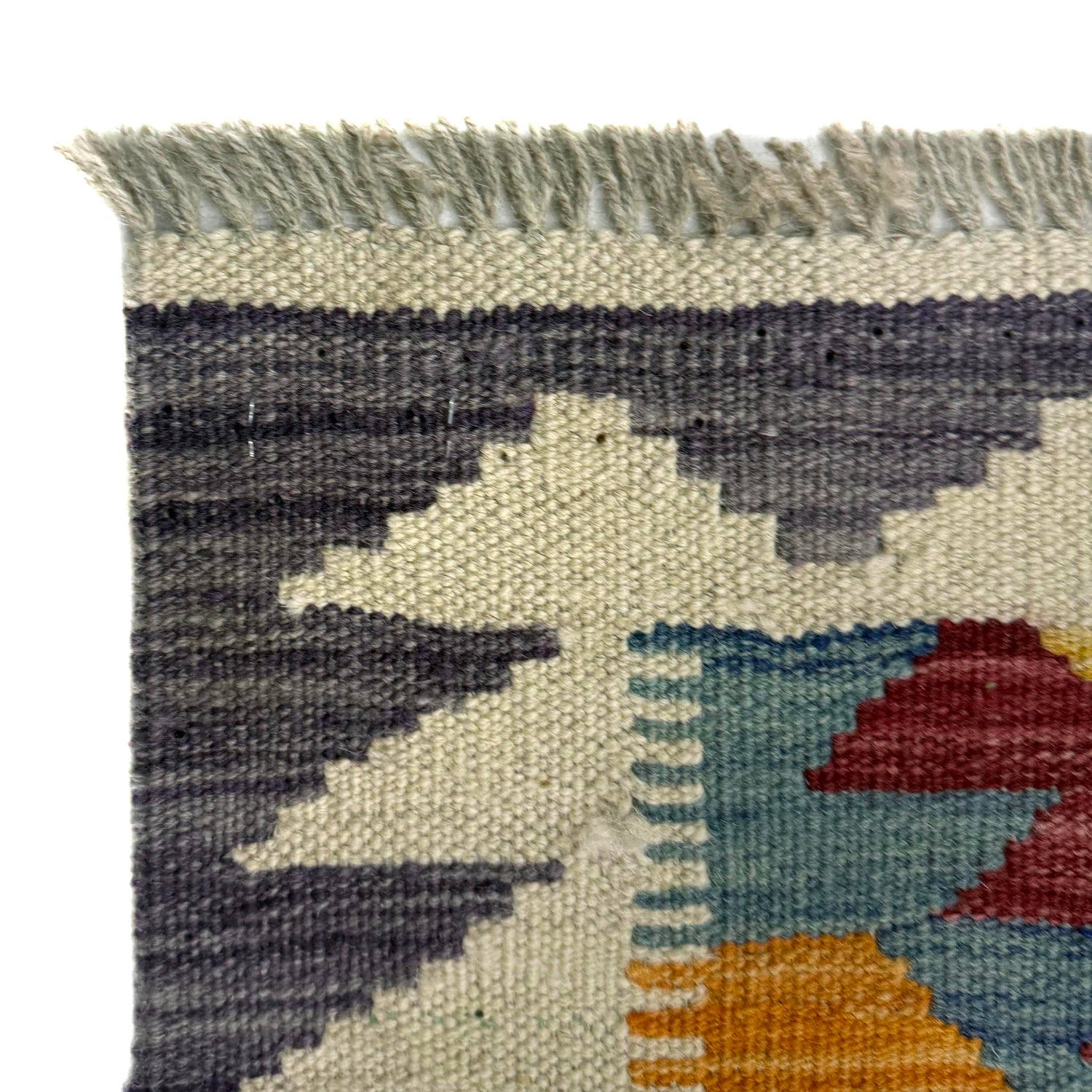Handmade Multi Kilim Geometric 2x4 ft
