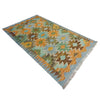 Handmade Multi Kilim Geometric 2x4 ft