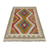 Handmade Multi Kilim Geometric 2x4 ft