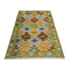 Handmade Multi Kilim Geometric 2x4 ft