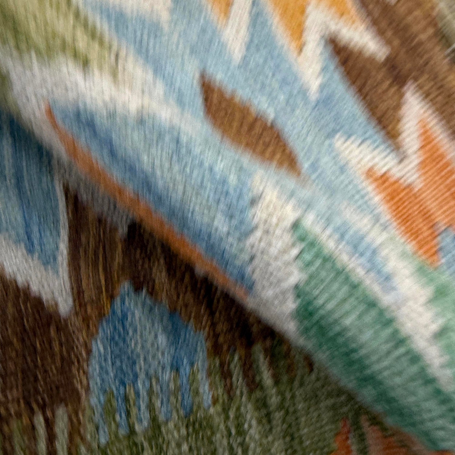 Handmade Multi Kilim Geometric 2x4 ft
