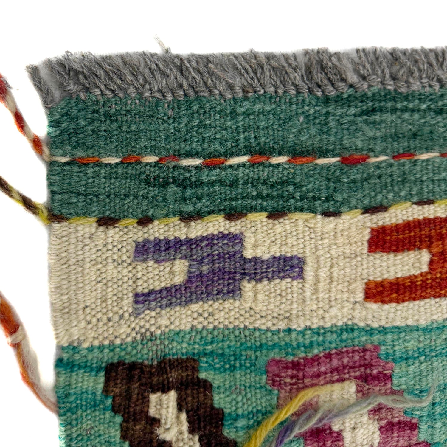 Handmade Multi Kilim Geometric 2x4 ft