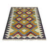 Handmade Multi Kilim Geometric 2x4 ft