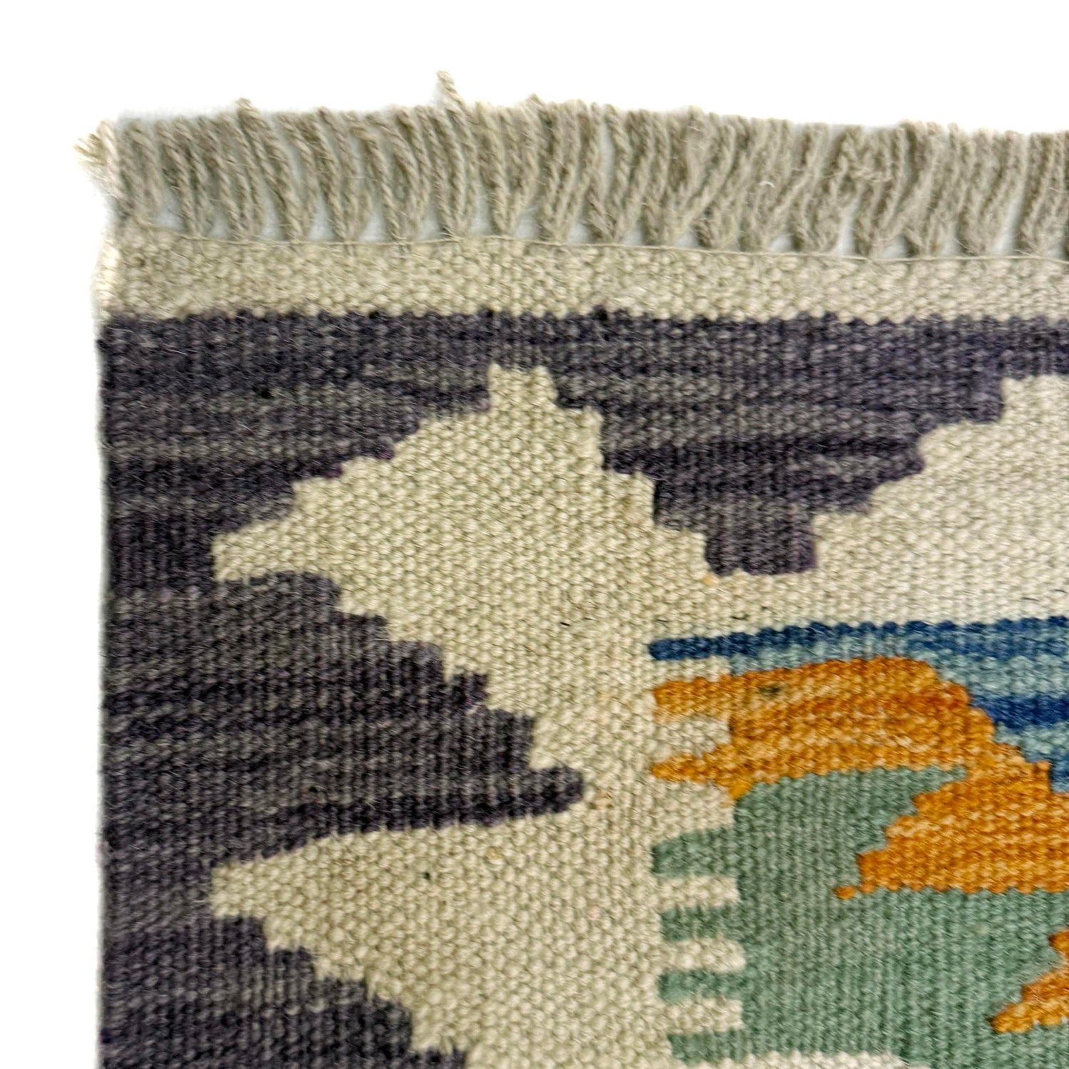 Handmade Multi Kilim Geometric 2x4 ft
