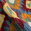 Handmade Multi Kilim Geometric 2x4 ft