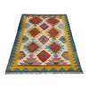 Handmade Multi Kilim Geometric 2x4 ft
