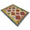 Handmade Multi Kilim Geometric 2x4 ft