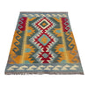 Handmade Multi Kilim Geometric 2x4 ft