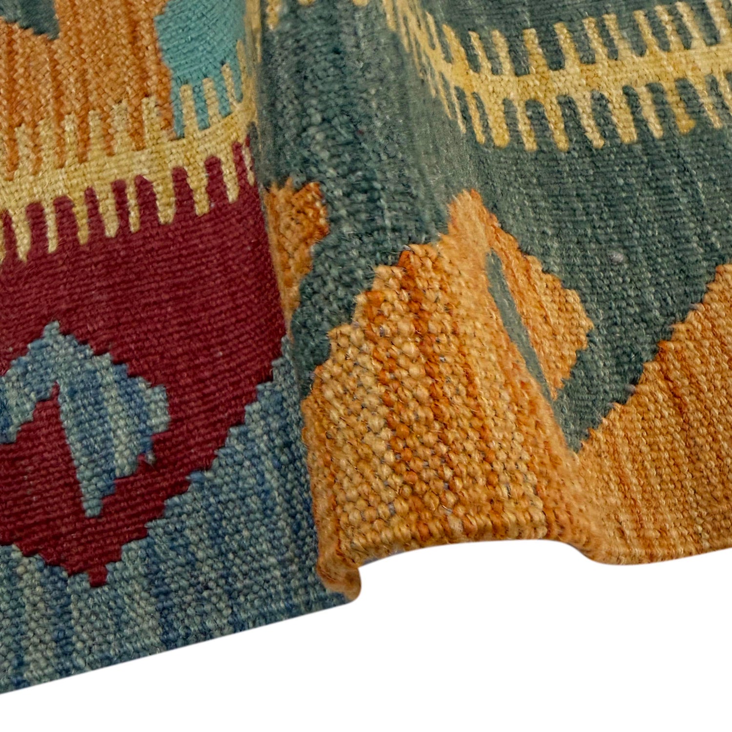 Handmade Multi Kilim Geometric 2x4 ft