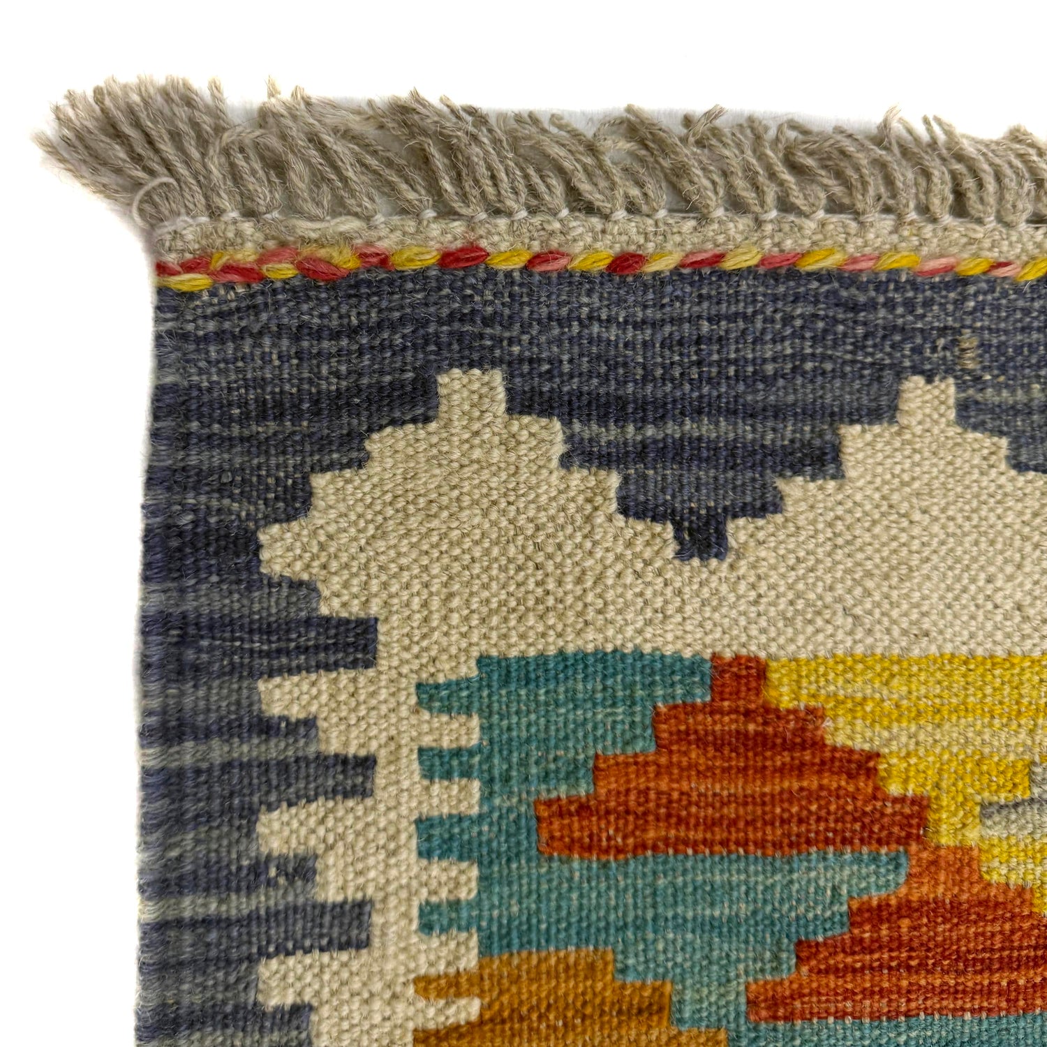 Handmade Multi Kilim Geometric 2x4 ft