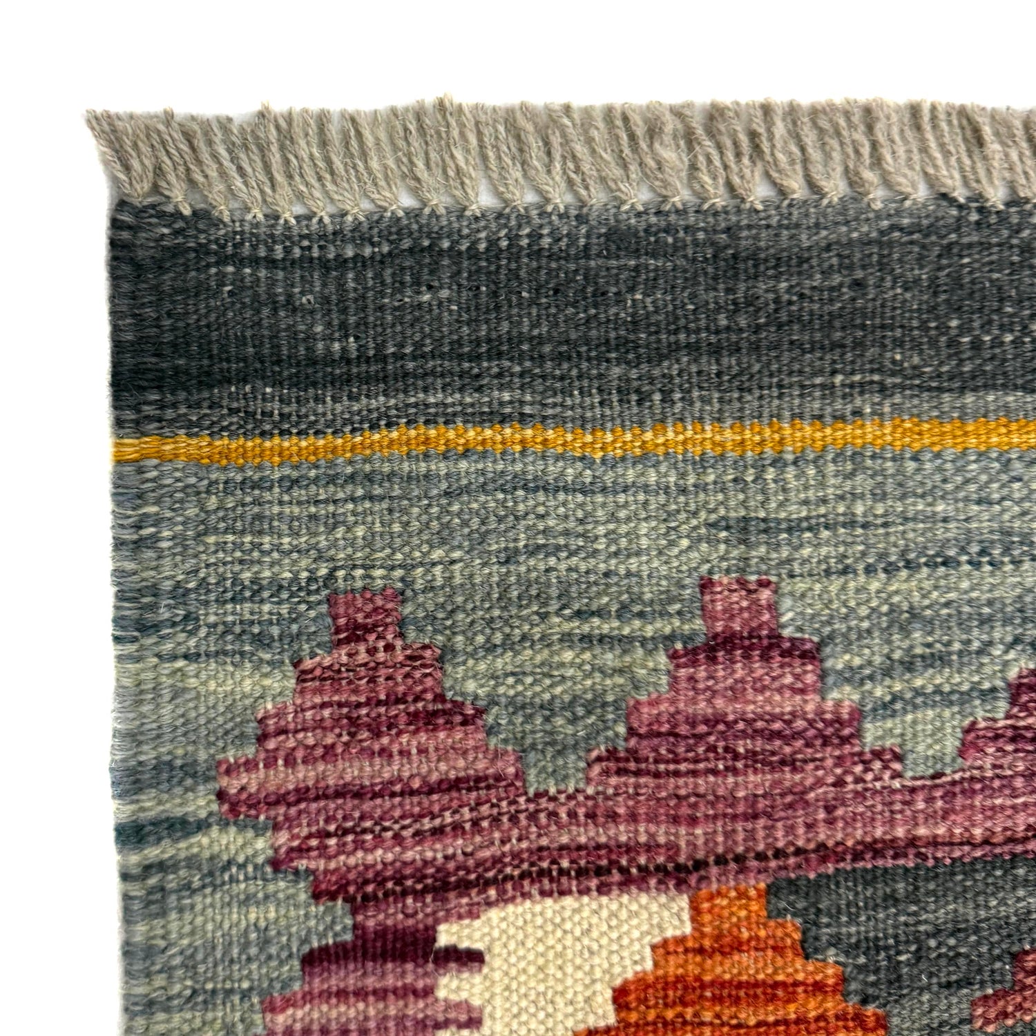 Handmade Multi Kilim Geometric 2x4 ft