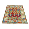 Handmade Multi Kilim Geometric 4x7 ft