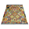Handmade Multi Kilim Geometric 4x7 ft