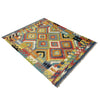 Handmade Multi Kilim Geometric 4x7 ft