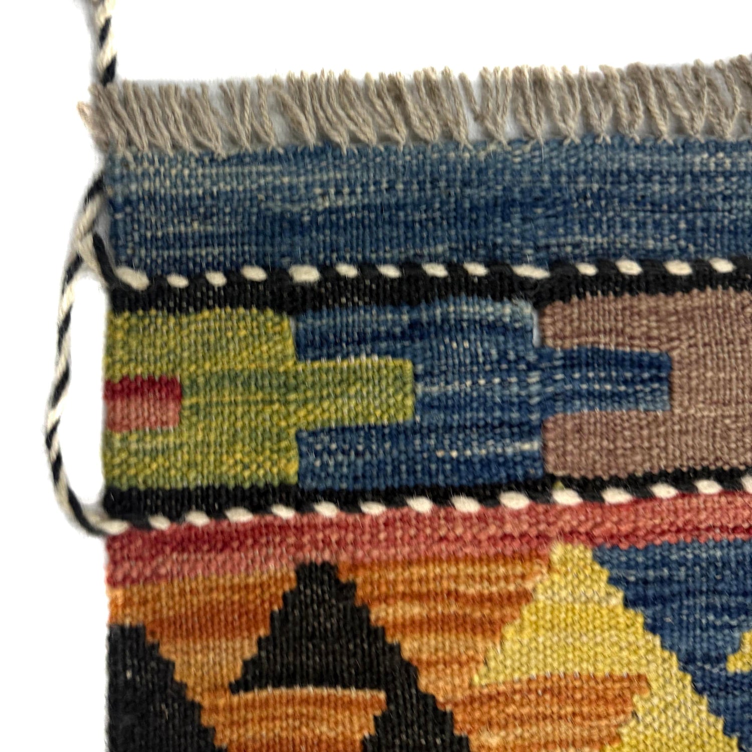 Handmade Multi Kilim Geometric 4x7 ft