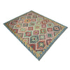 Handmade Multi Kilim Geometric 4x7 ft