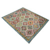 Handmade Multi Kilim Geometric 4x7 ft