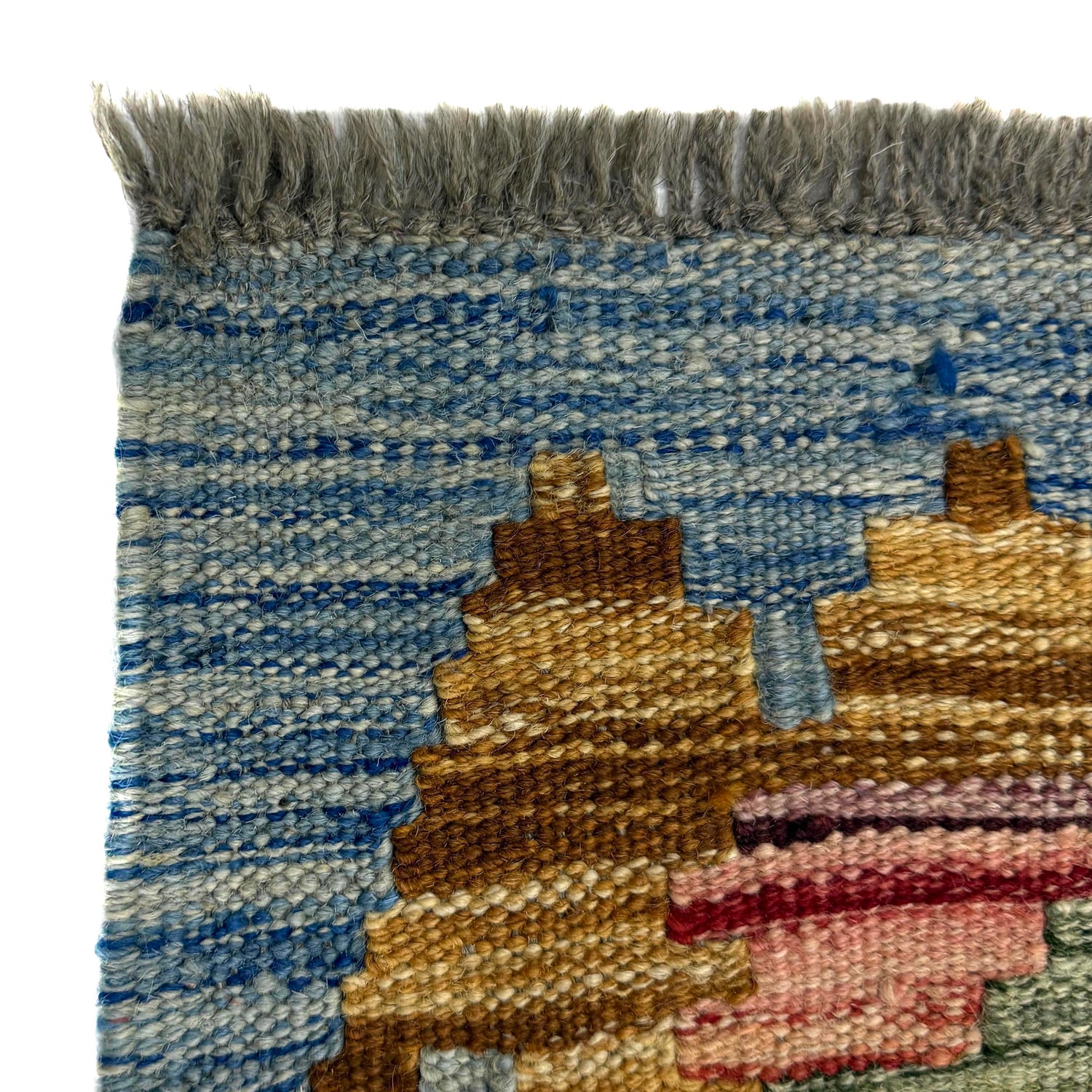 Handmade Multi Kilim Geometric 4x7 ft